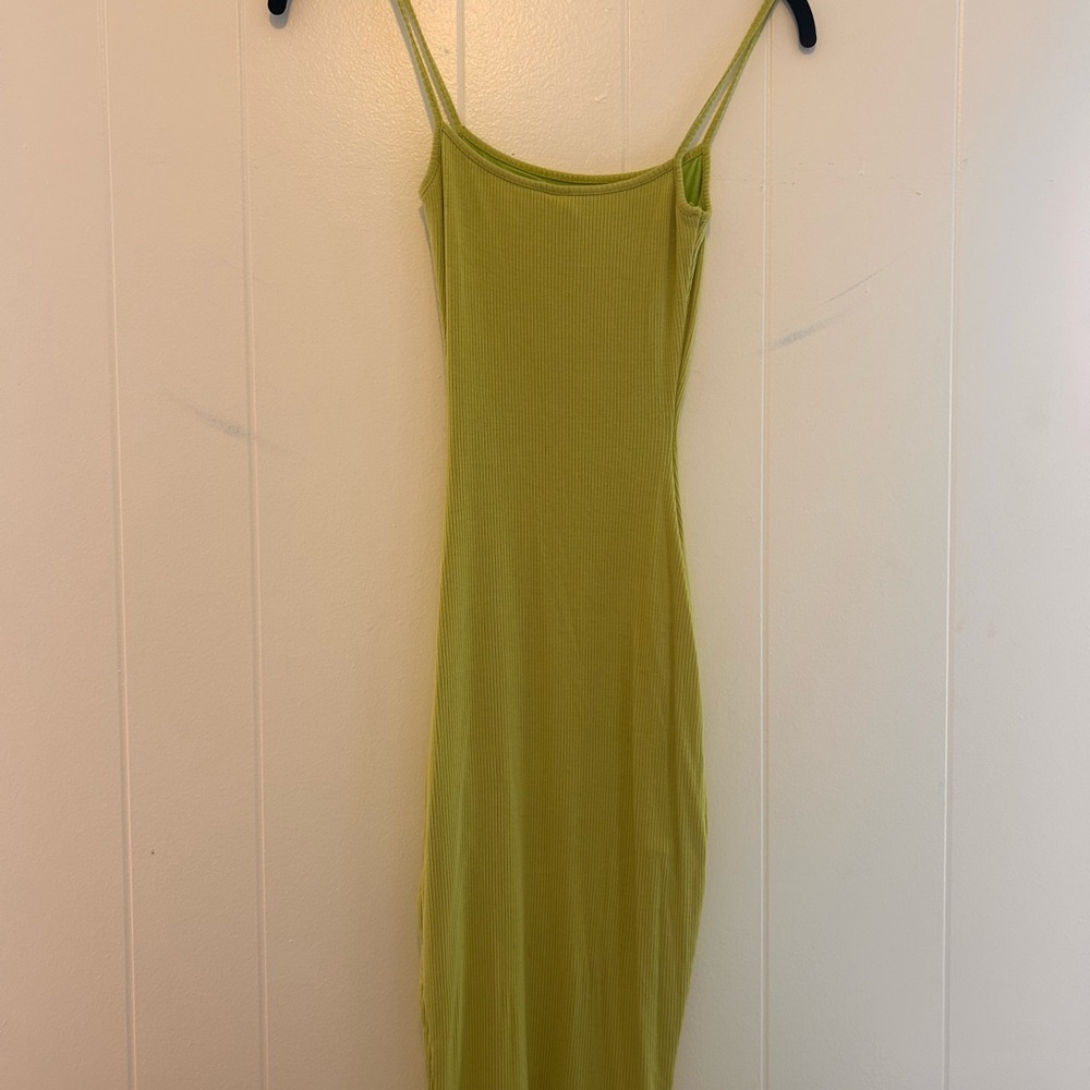 Windsor Lime Green Midi Dress